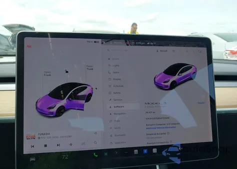 2018 Tesla Model 3 из США, поврежденный, VIN 5YJ3E1EA9JF123241
